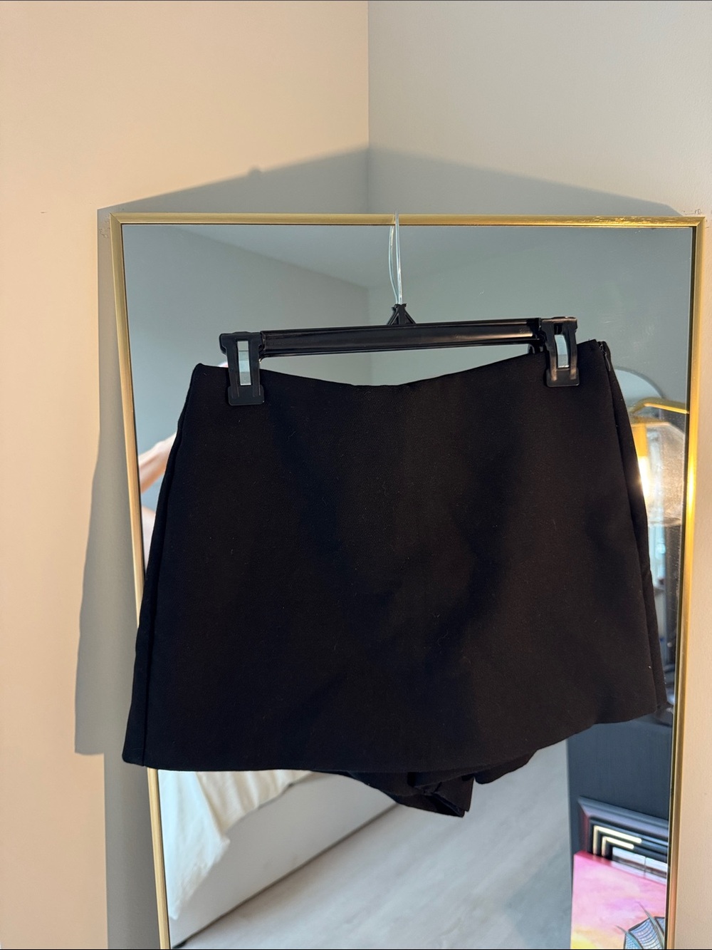 Zara Black Mini Skort